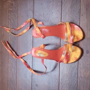 Ann Marino Ladies Strap Up Sandals Size 8.5